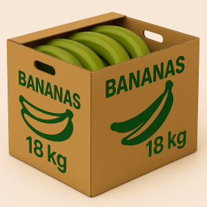 Banane Verte Carton 18.5kg