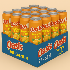 Oasis Tropical Slim Pack 33cl